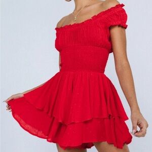 Red Princess Polly Love Galore Romper